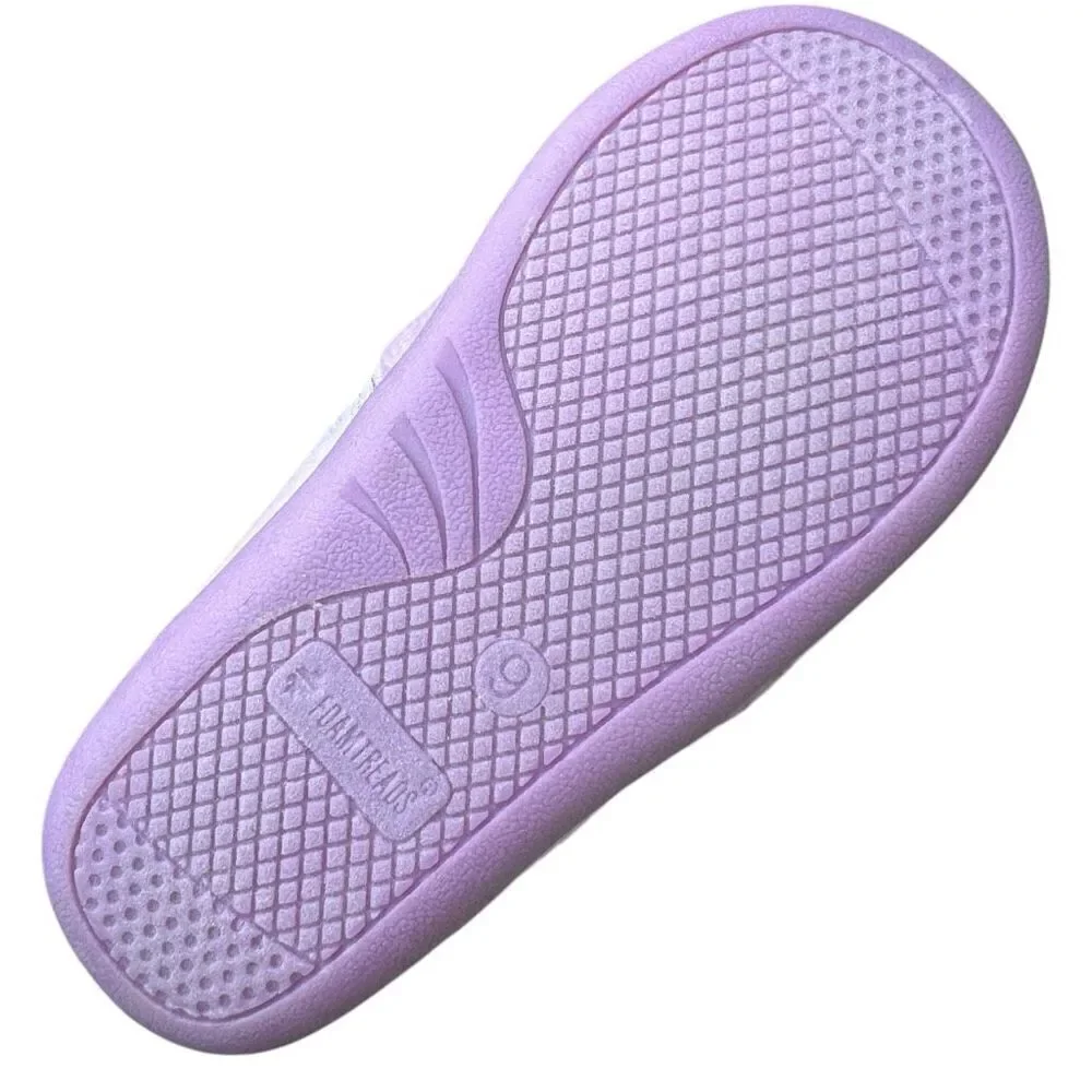 NEW Foamtreads Toddler Girls’ Lilac Unicorn Slippers 9M